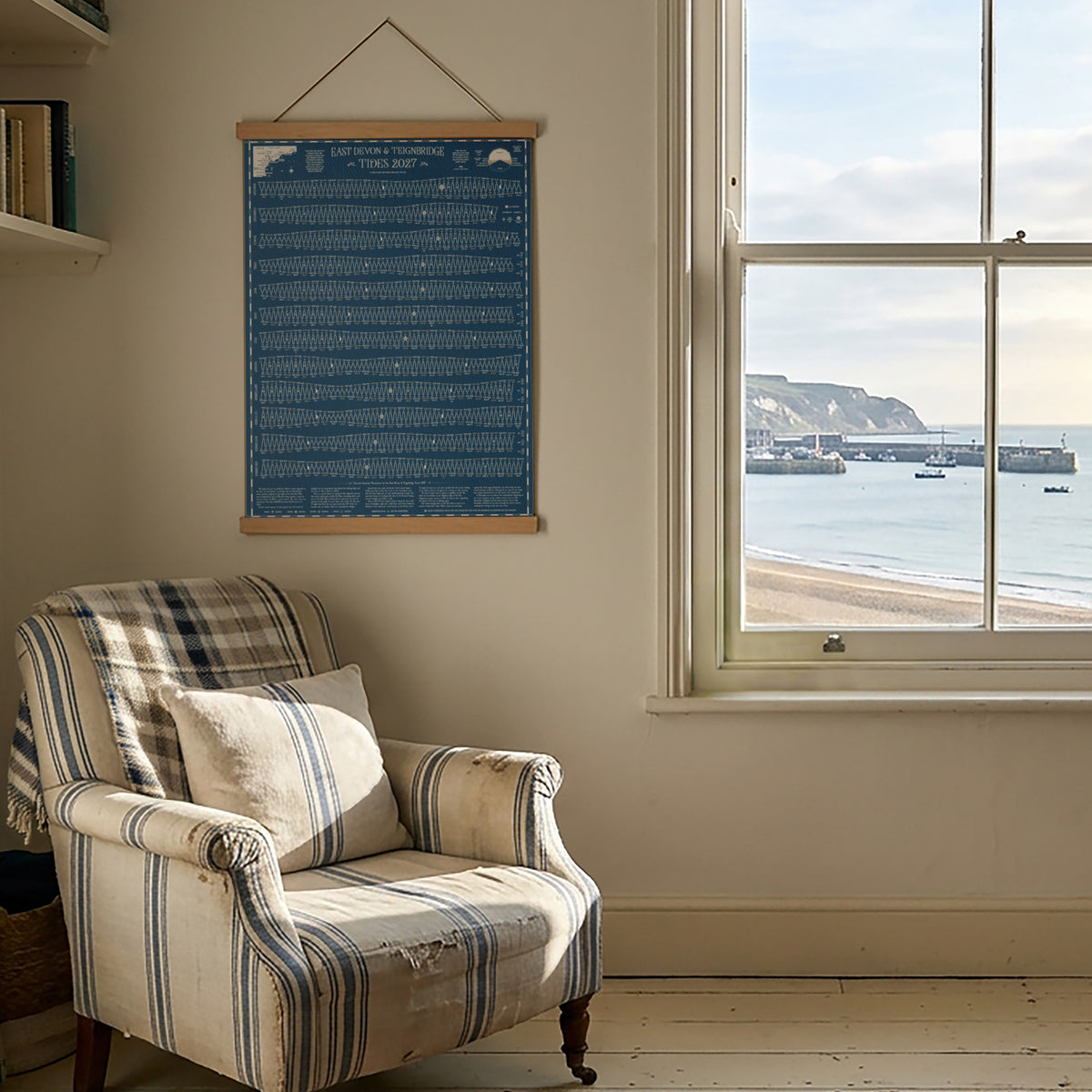East Devon & Teignbridge tide chart print
