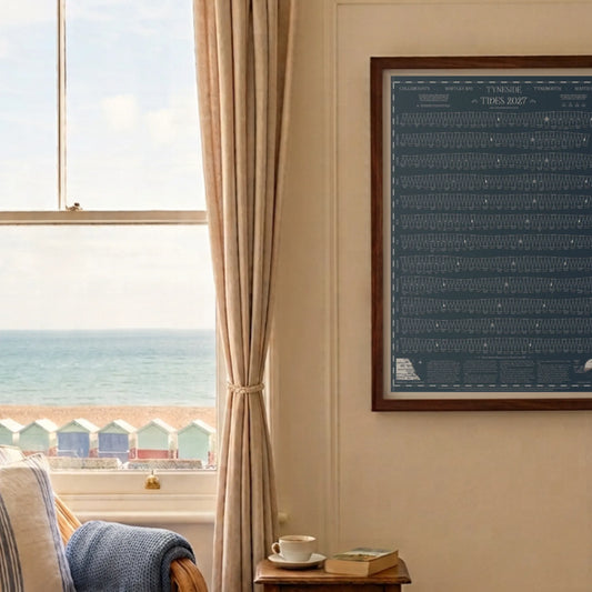 Tyneside tide chart print