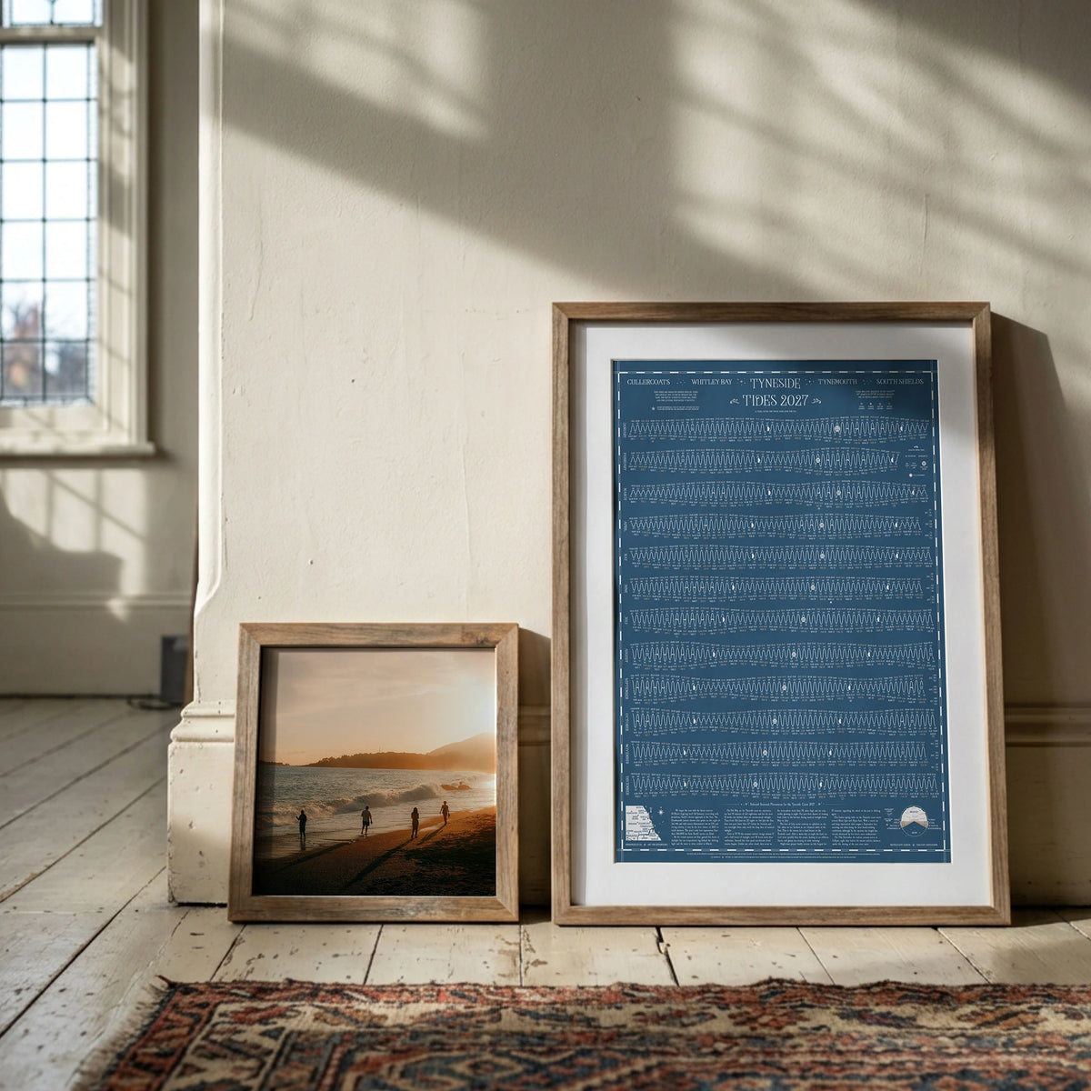 Tyneside tide chart print